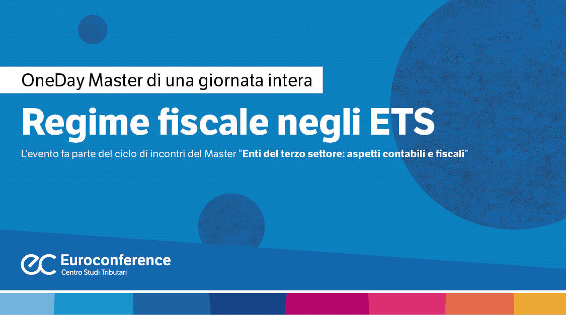 Immagine Regime fiscale negli ETS | Euroconference